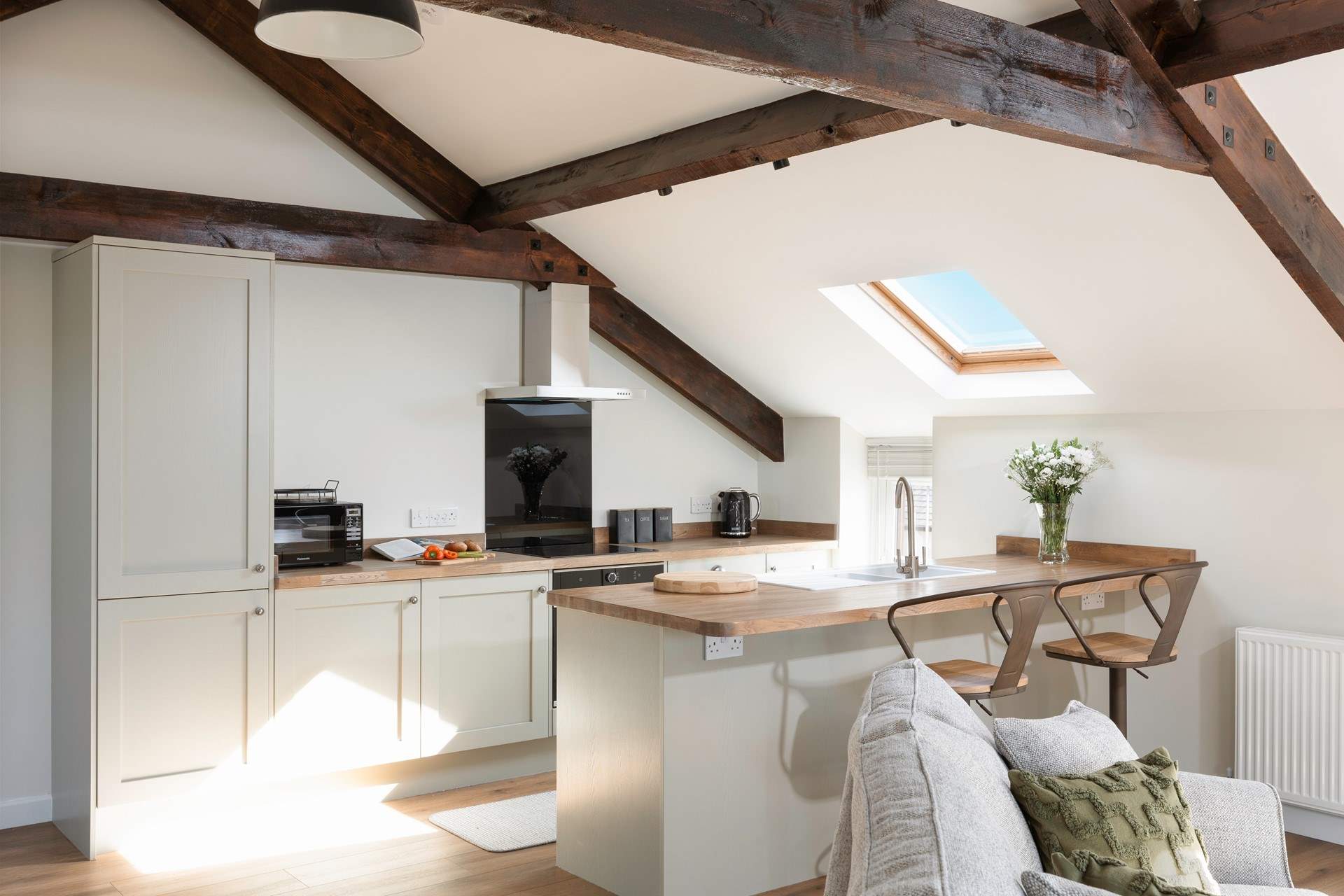 The kitchen is excellently equipped.