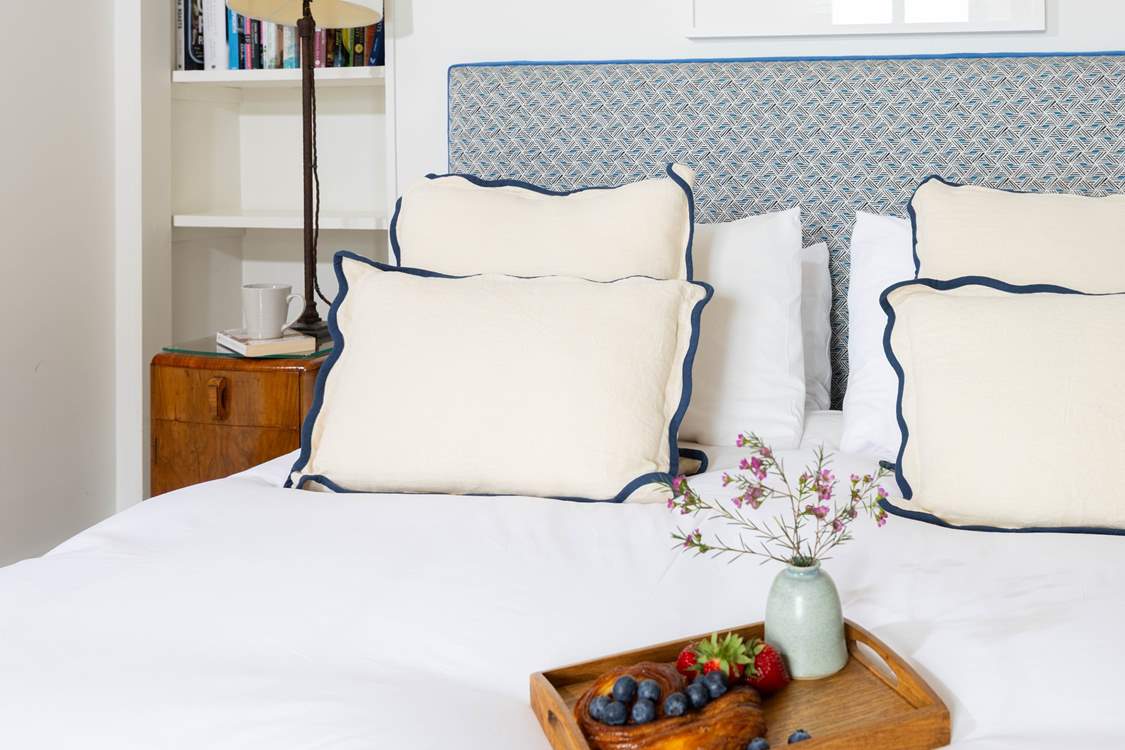 Breakfast in bed, the ultimate holiday treat.
