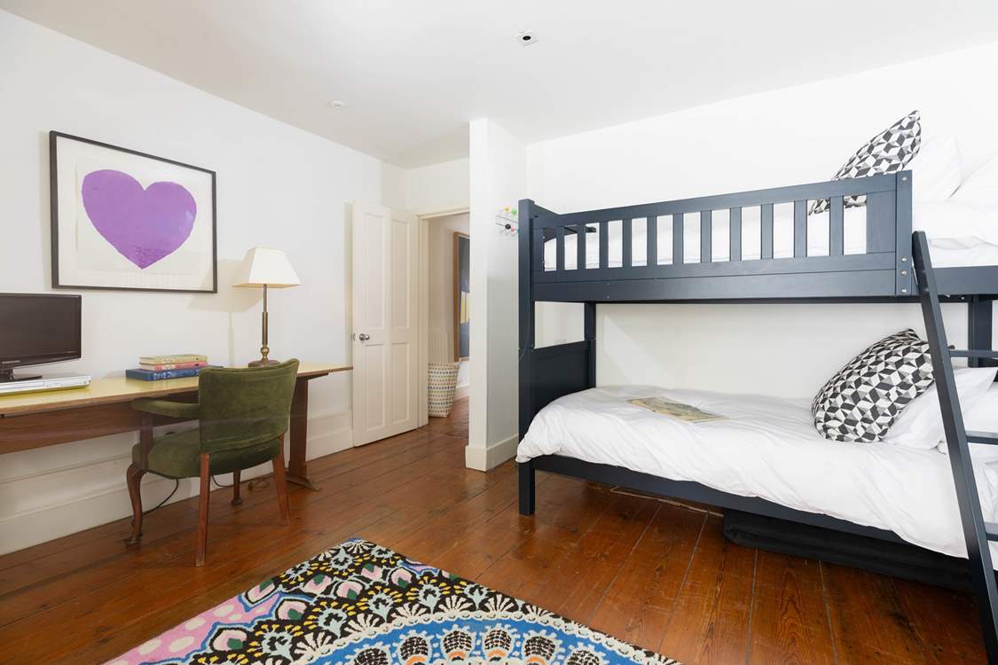 Bedroom 1 on the first floor has bunk-beds which the children will love.