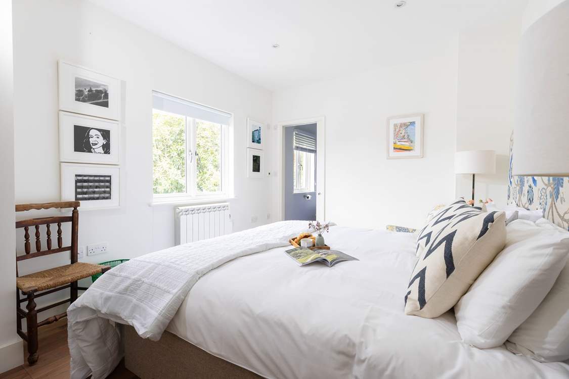Bedroom 3 has a 'zip and link' bed so you can choose either a super-king double or twin beds.