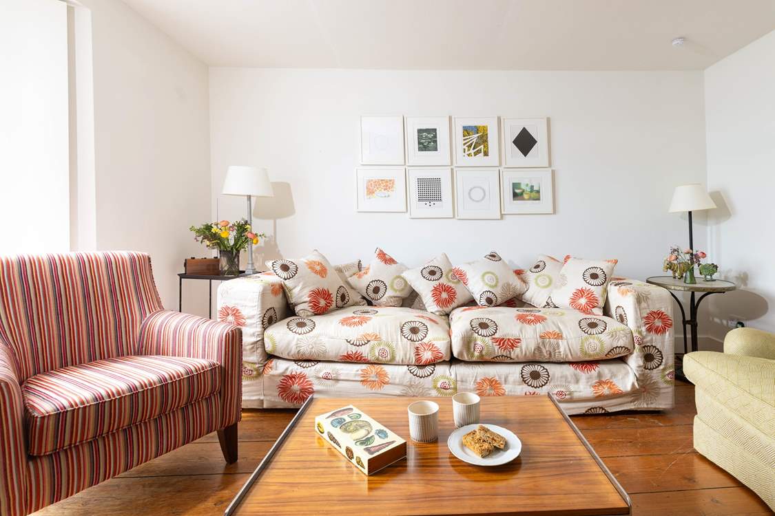 Relax in front of the Smart TV after a busy day of adventures.