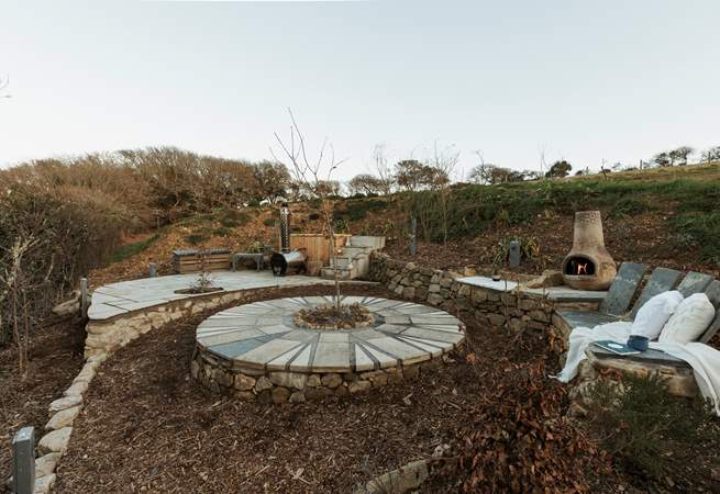 The outdoor space allows you to enjoy your beautiful surroundings whatever time of the day.