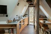 The fully equipped kitchen has everything you need for your getaway.