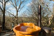 The hot tub of dreams allowing you to relax and recharge.