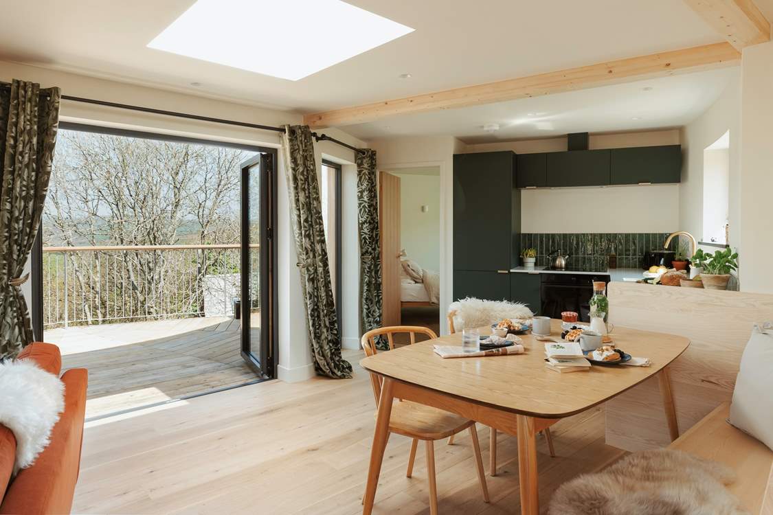 Dine in style with countryside views as your backdrop.