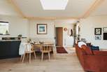 Gorgeous interiors featuring earthy tones and natural textures that echo the world outside. 
