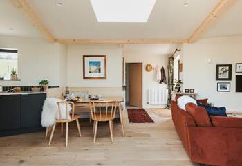 Gorgeous interiors featuring earthy tones and natural textures that echo the world outside. 
