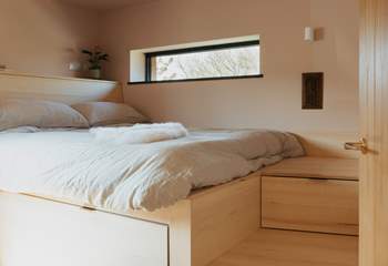 Complete with under-stair storage drawers.