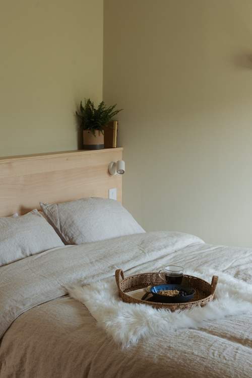 Cosy up for breakfast in bed.