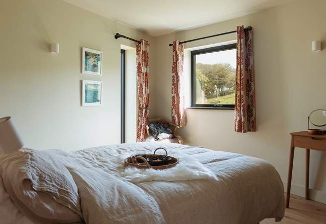 Savour slow mornings with views across the trees.