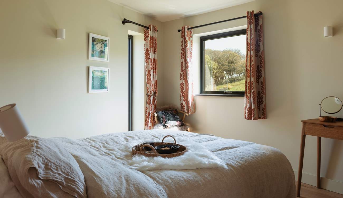 Savour slow mornings with views across the trees.