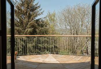 Step out onto your private deck with panoramic views across the canopy.