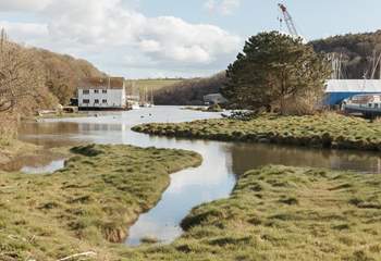 Head down to the creekside village of Gweek, where you will find the start of the Helford river. 