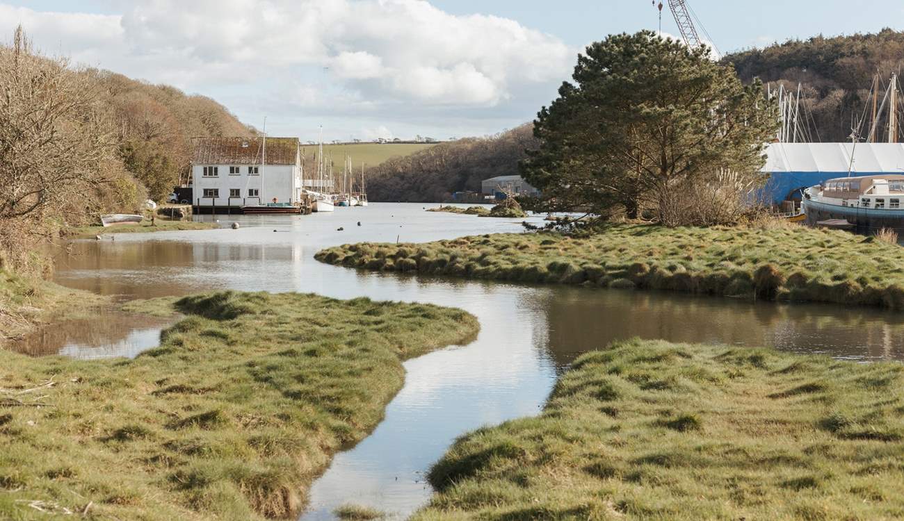 Head down to the creekside village of Gweek, where you will find the start of the Helford river. 