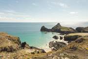 Head down to the picturesque Kynance Cove and explore the rugged Cornish coastline.