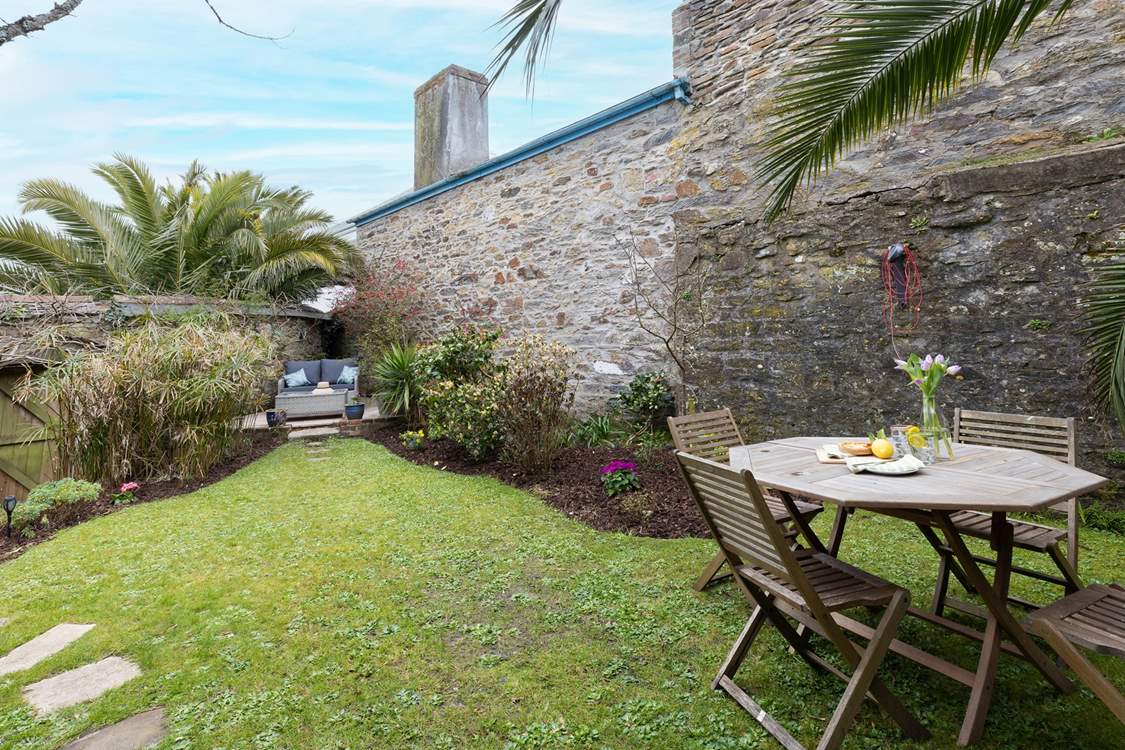 The walled garden extends summer into autumn!