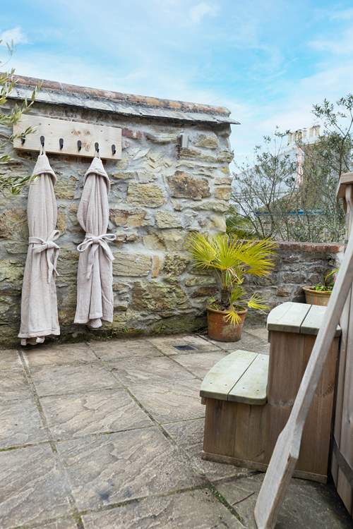 The walled spa garden at Wisteria is a real treat.