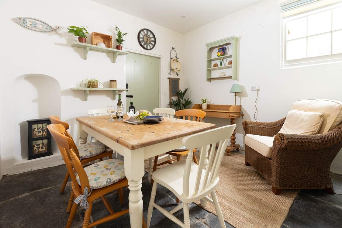 This space has gorgeous calming tones.