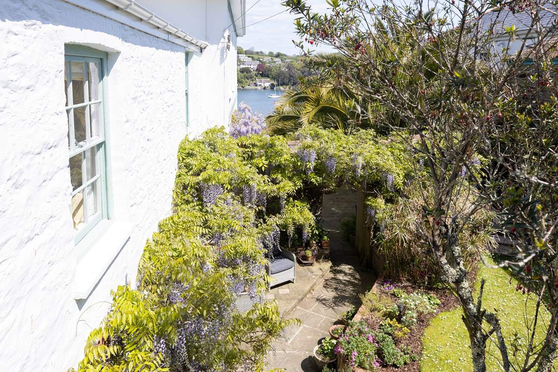 Looking out to sea from the decking.