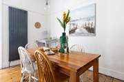 Enjoy long meals around the breakfast table or a game or two.