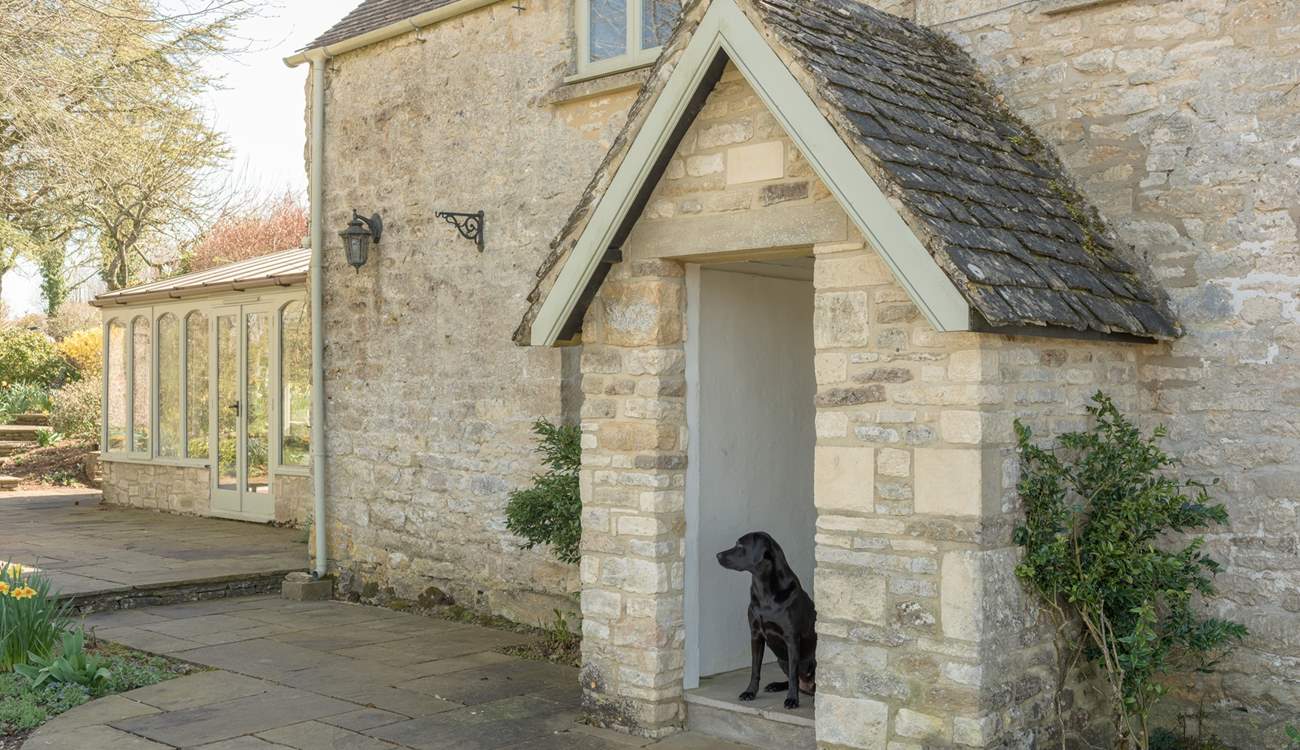 Four legged friends are welcome too. 