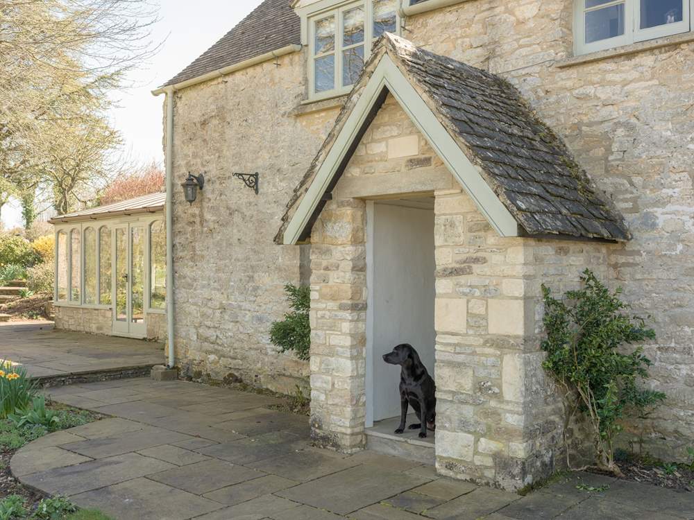 Four legged friends are welcome too.