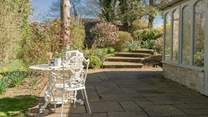 The garden is beautifully designed and a joy. 