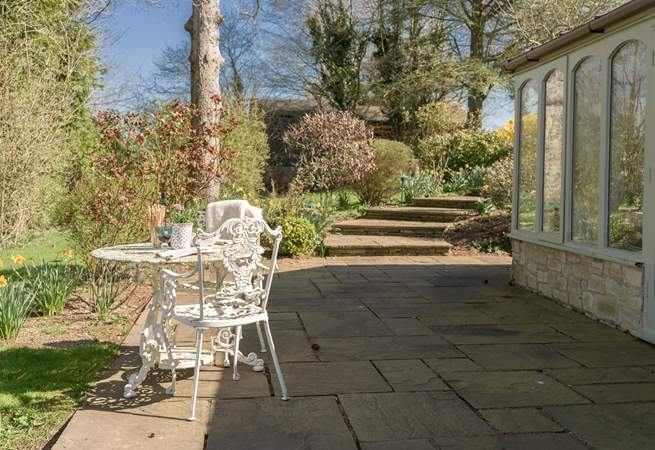 The garden is beautifully designed and a joy. 