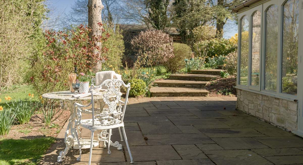 The garden is beautifully designed and a joy. 