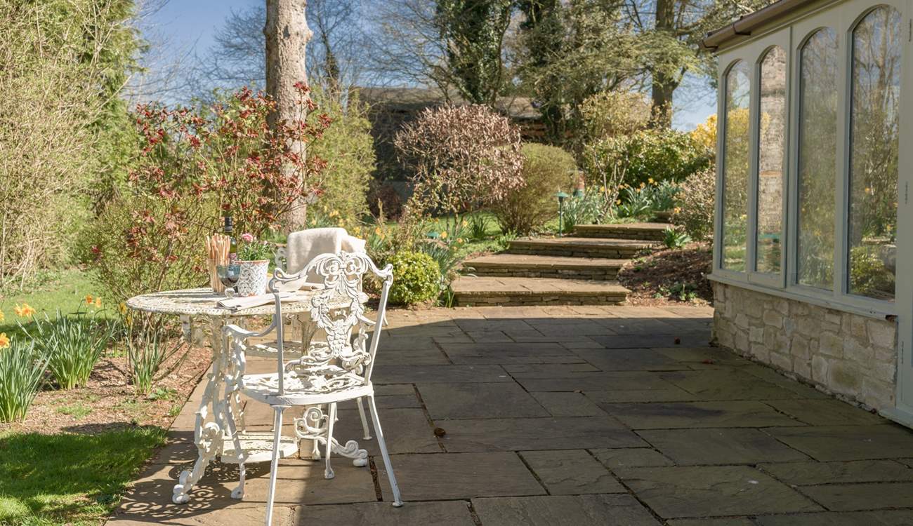 The garden is beautifully designed and a joy. 