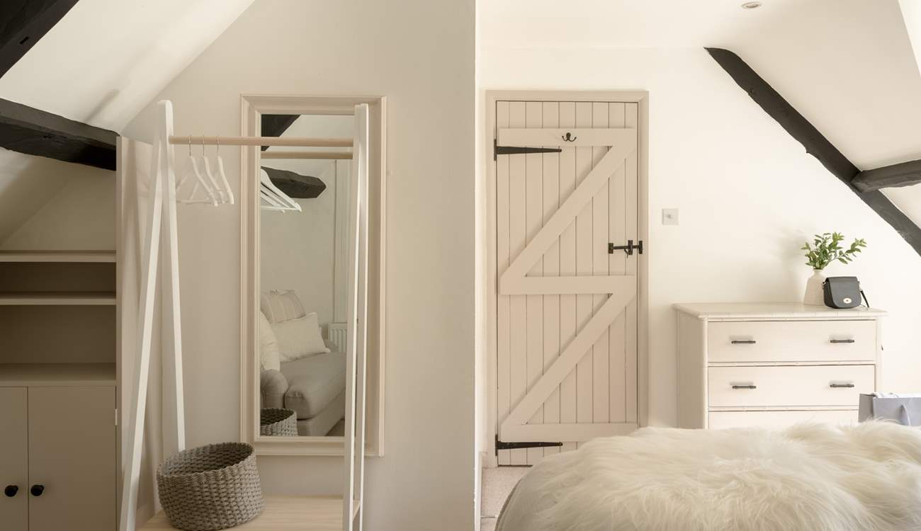 The original beams are a nod to the history of The Yew Trees. 