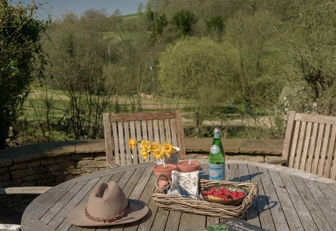 Admire the views over the far hill. 