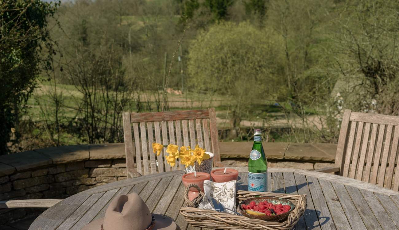 Admire the views over the far hill. 