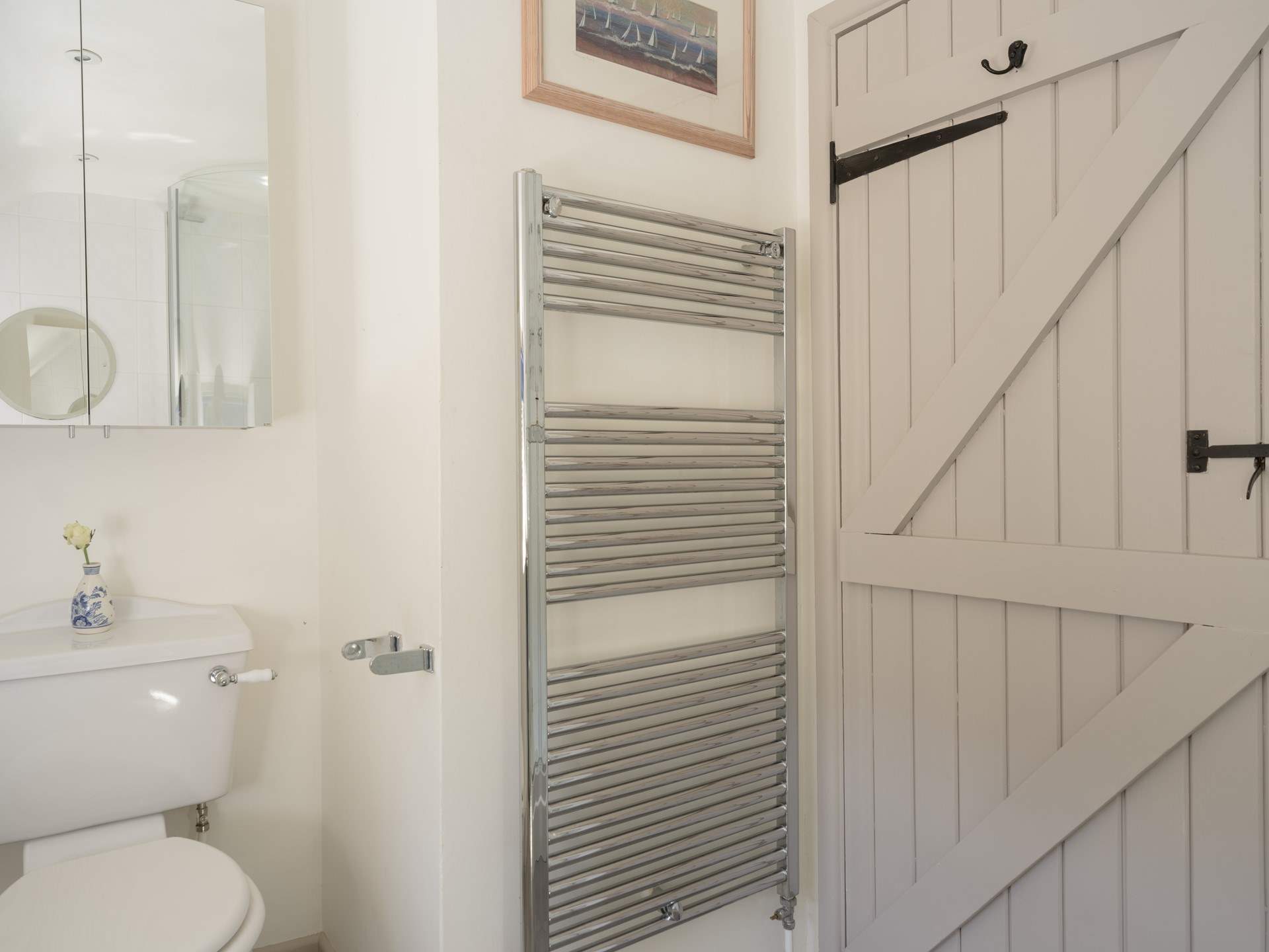 The pretty en-suite shower-room.