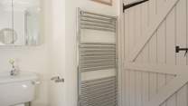 The pretty en-suite shower-room.