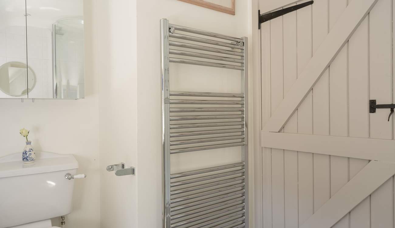 The pretty en-suite shower-room.