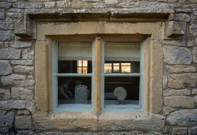 Old stonework is evident all around The Yew Trees.