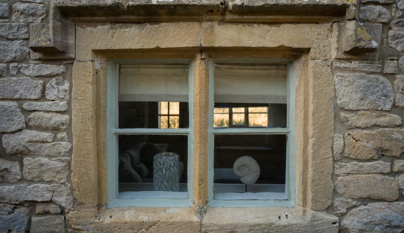 Old stonework is evident all around The Yew Trees.