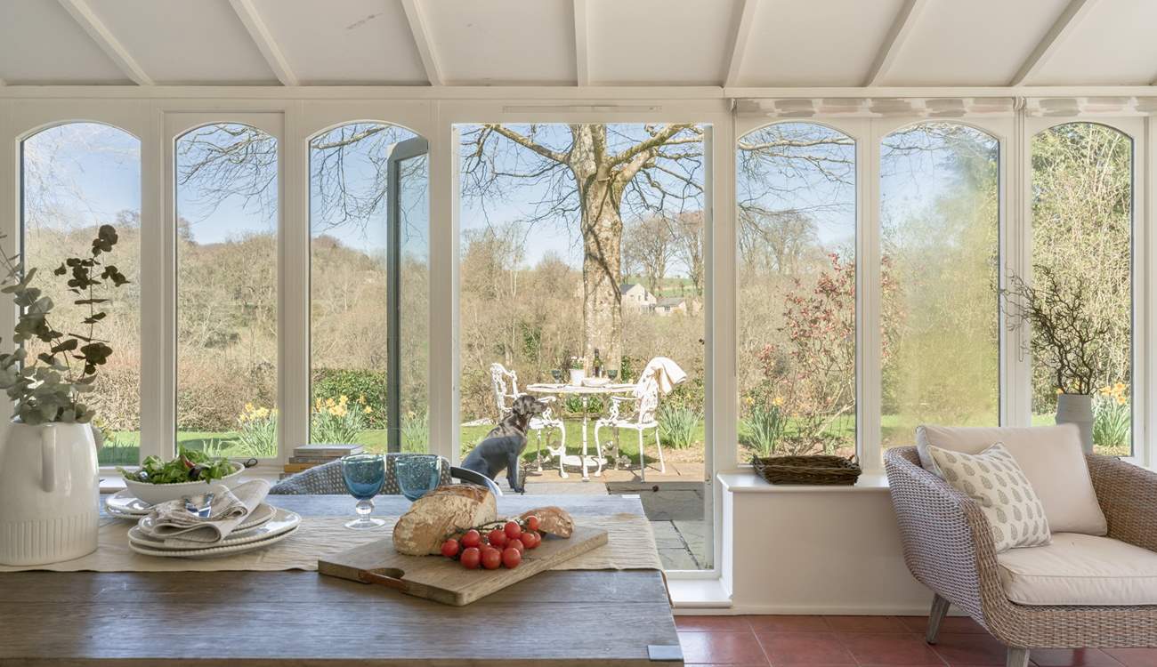 Dining outdoors or indoors, you choose!