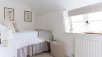 Single bedroom, a haven just for one. 