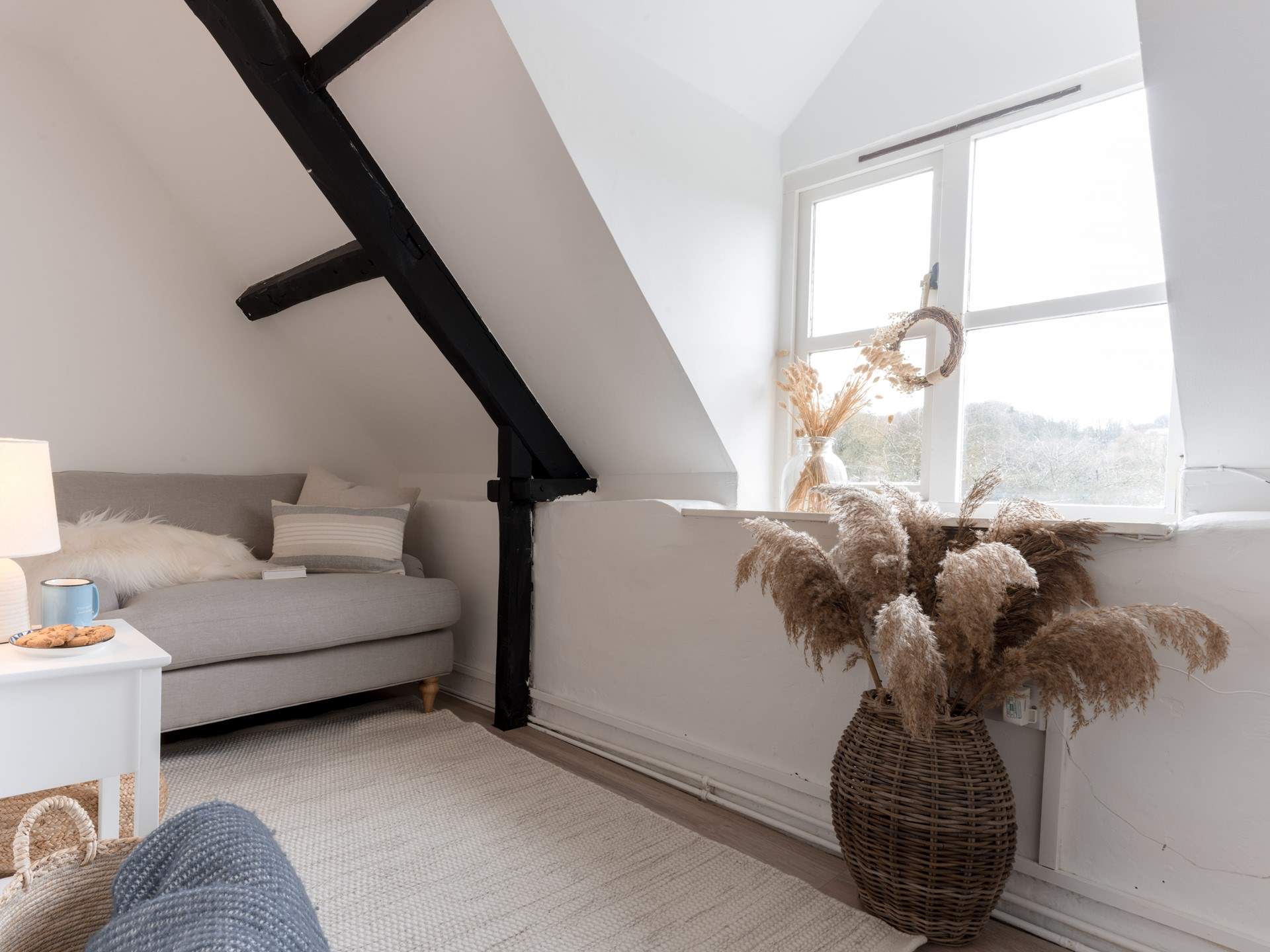 Curl up with a good book in the snug..