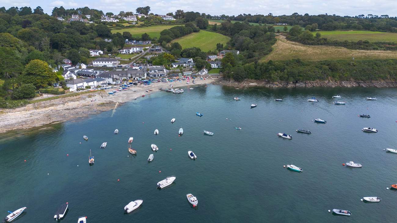 The Ferry Boat Inn on the banks of the Helford is a wonderful pub.