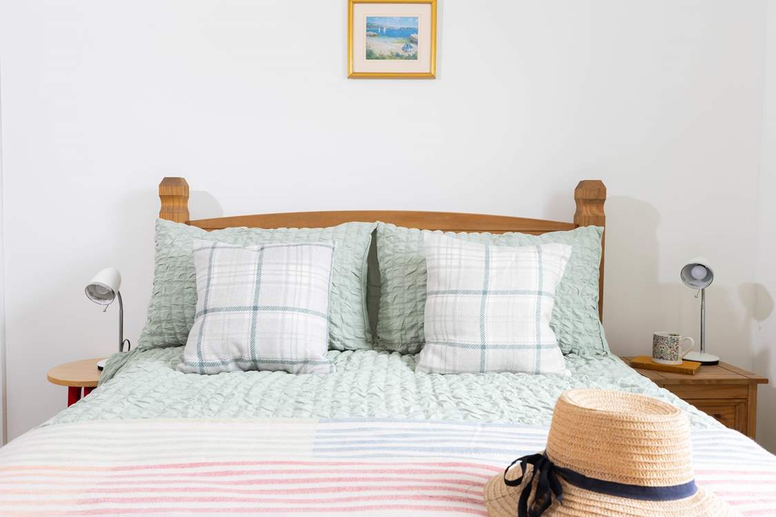 Upstairs you will find the two lovely bedrooms.