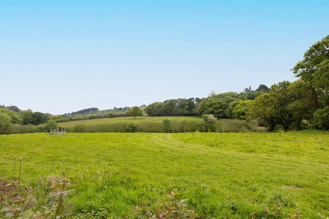 Enjoy far reaching views over the countryside out to sea.