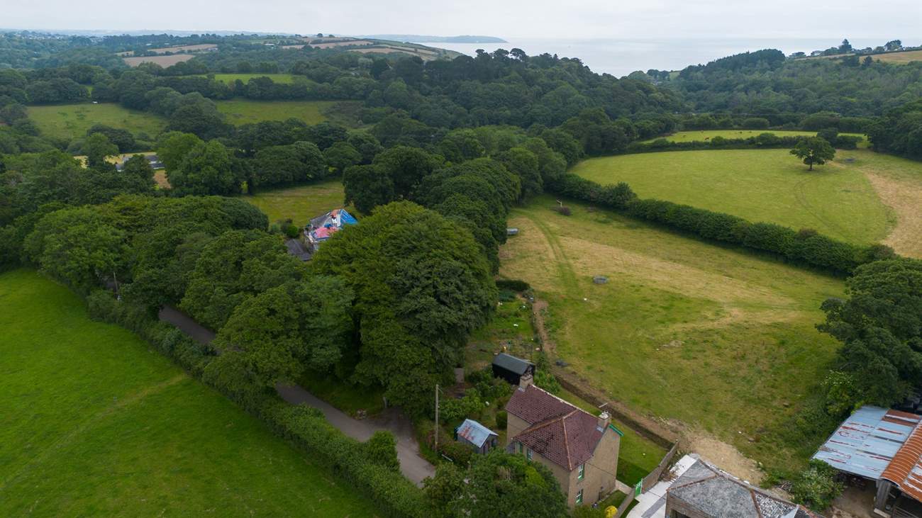 Norways Farmhouse is only a short distance from the sea.