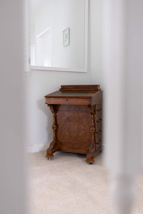 This property is filled with beautiful furniture.