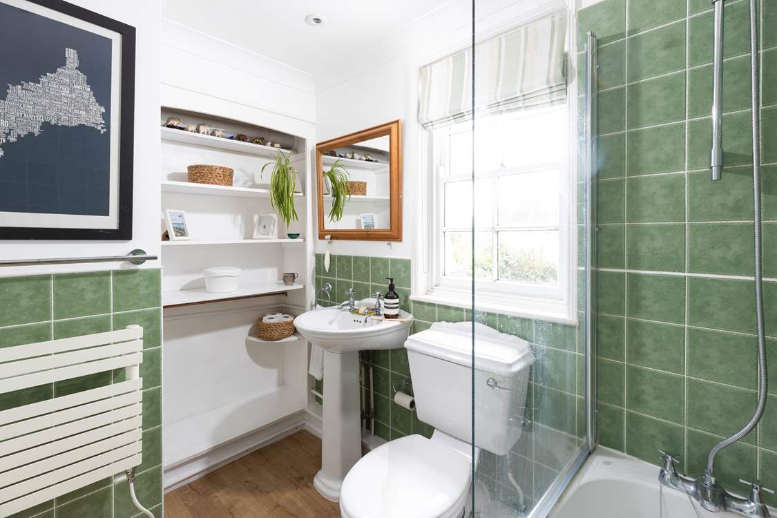 There is plenty of storage for your lotions and potions.