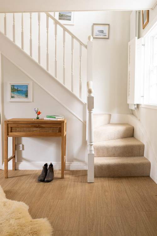 A light, airy entrance hall welcomes you.