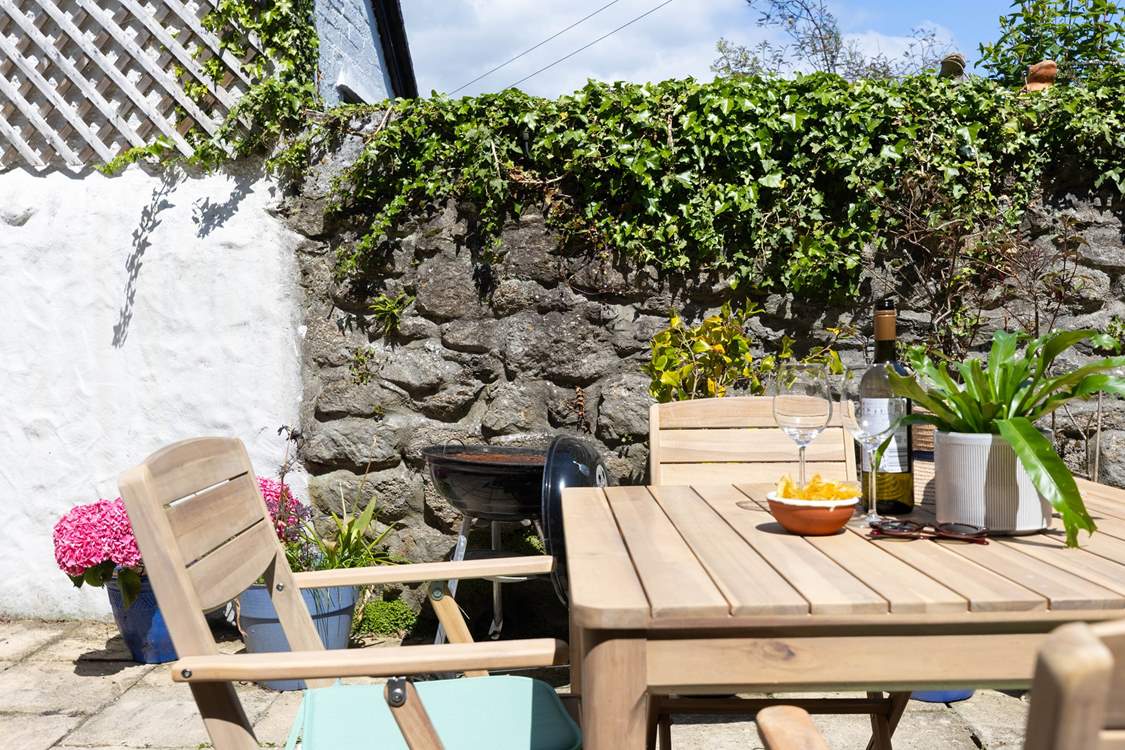 Light the barbecue for al fresco eating.