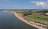 An aerial view of Old Hunstanton clifftops. - Thumbnail Image